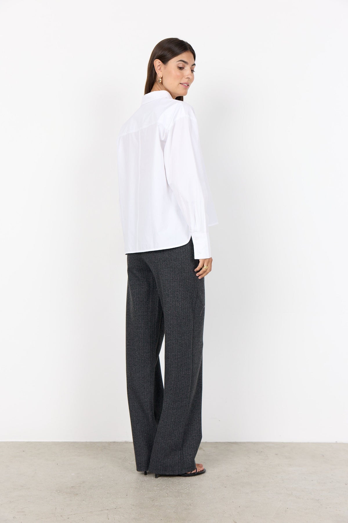 Soyaconcept Curved Hem Shirt