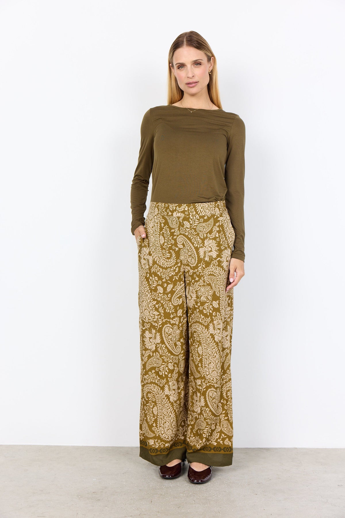 Soyaconcept Paisley Print Trouser