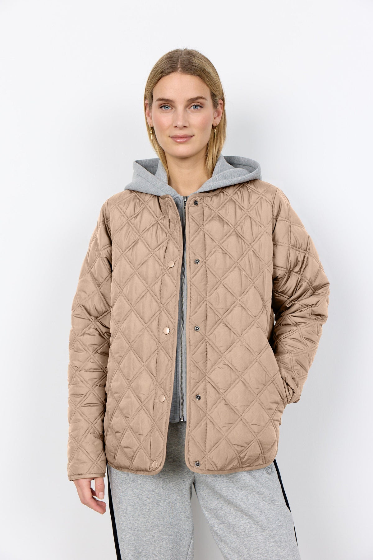 Soyaconcept Detachable Hood Coat