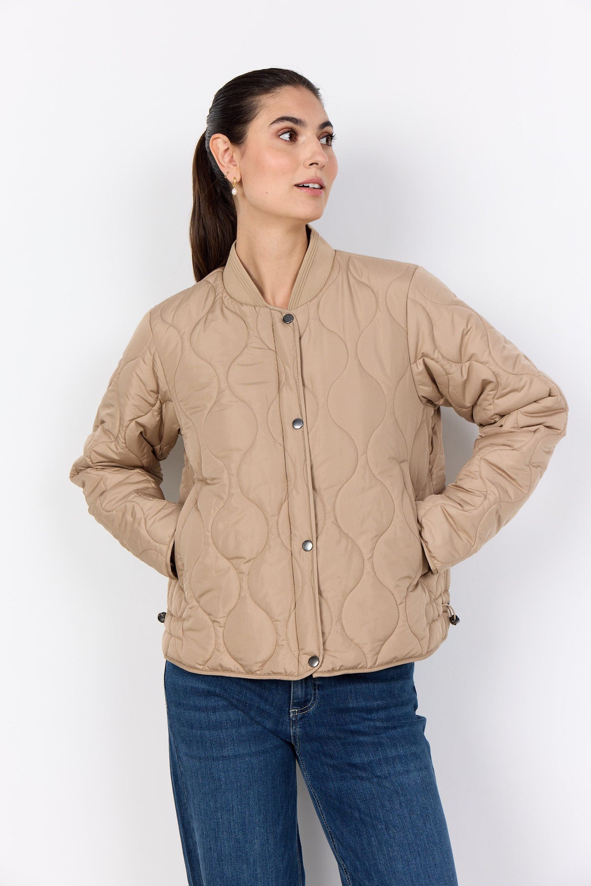 Soyaconcept Circular Quilted Jacket