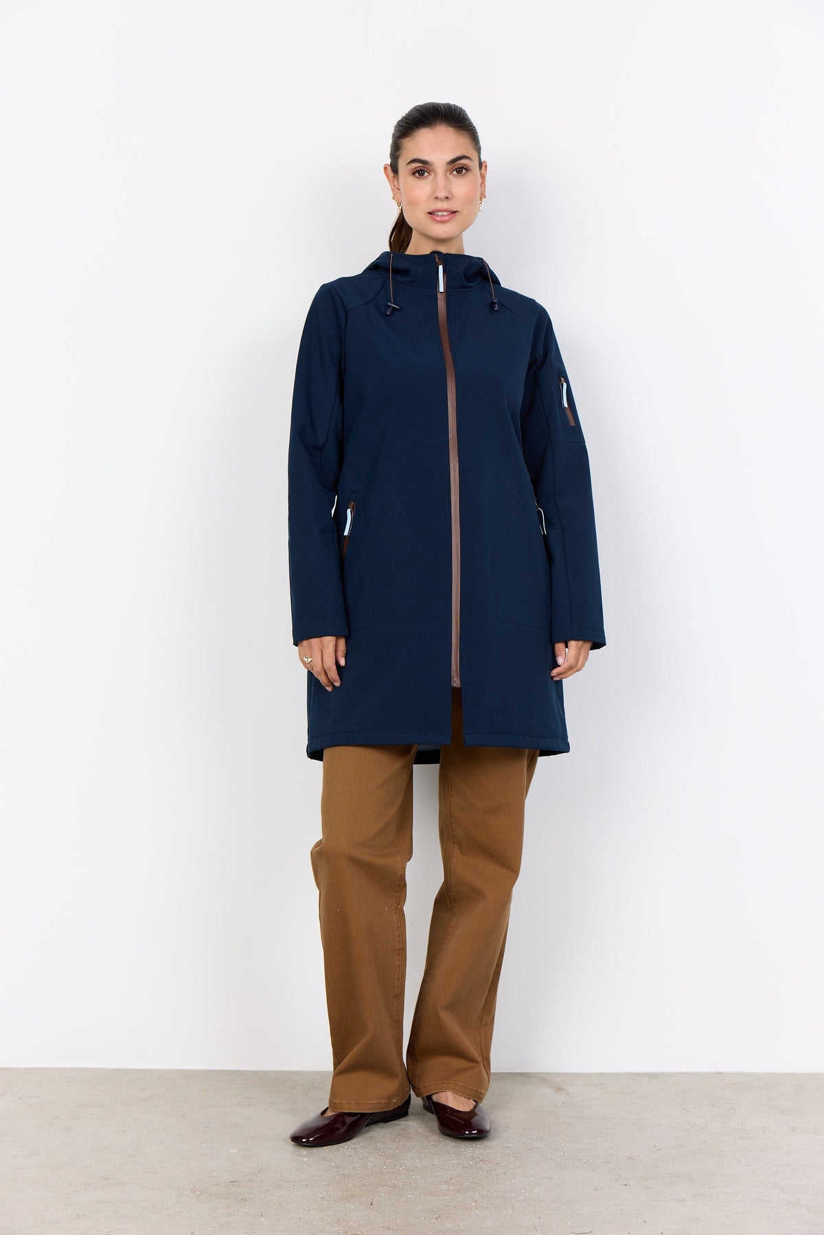 Soyaconcept Contrast Scuba Coat