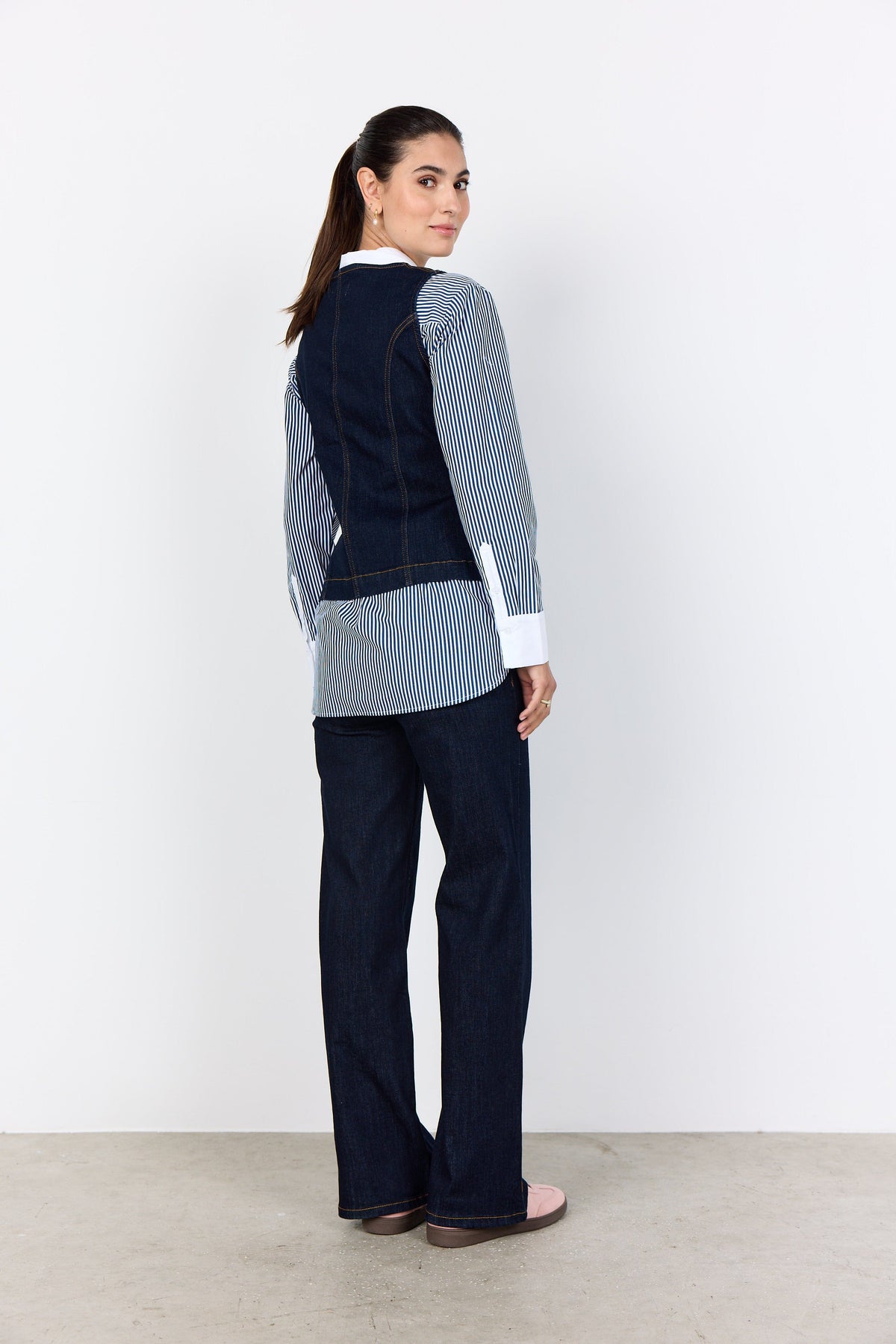 Soyaconcept Denim Waistcoat