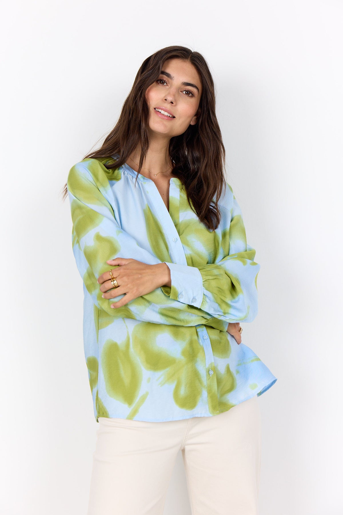 Soyaconcept Large Flower Blouse