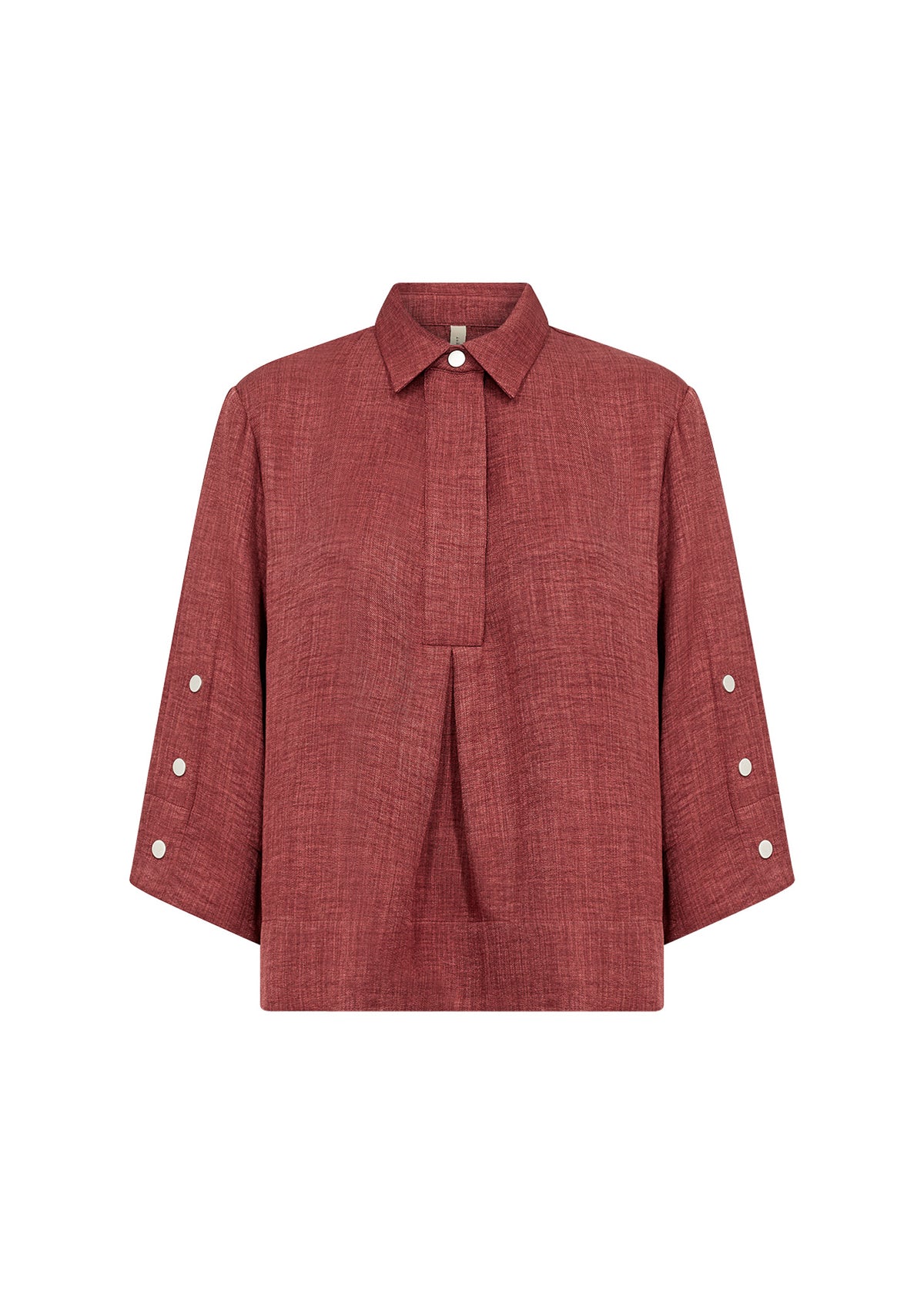 Soyaconcept Popper Button Blouse