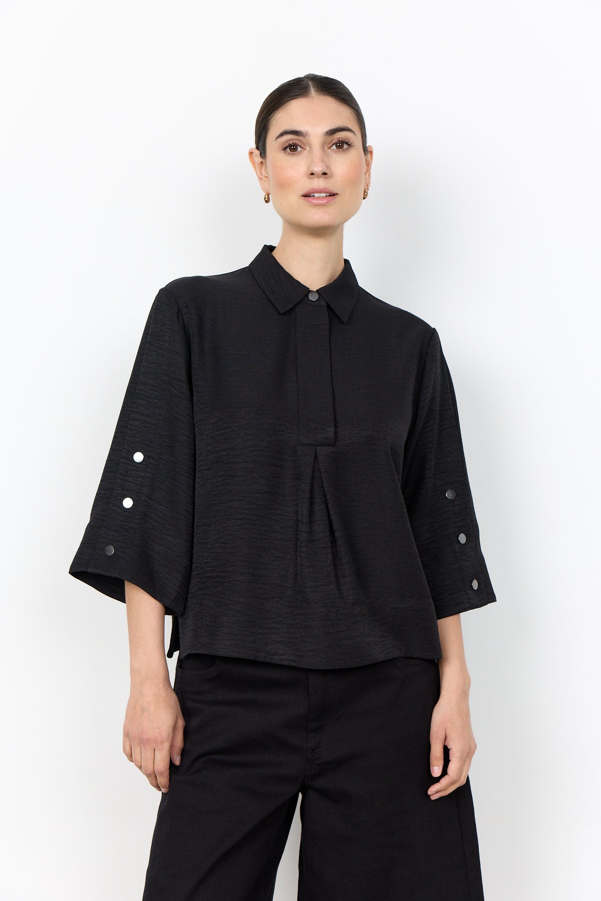 Soyaconcept Popper Button Blouse
