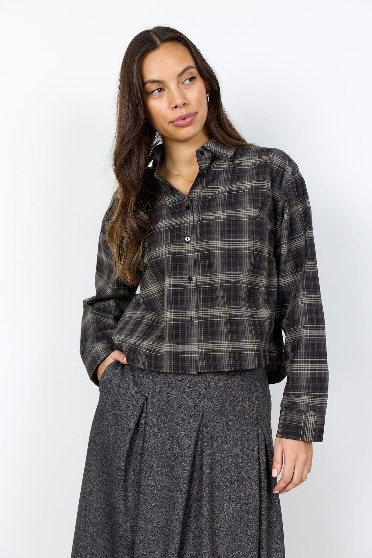 Soyaconcept Cropped Shirt