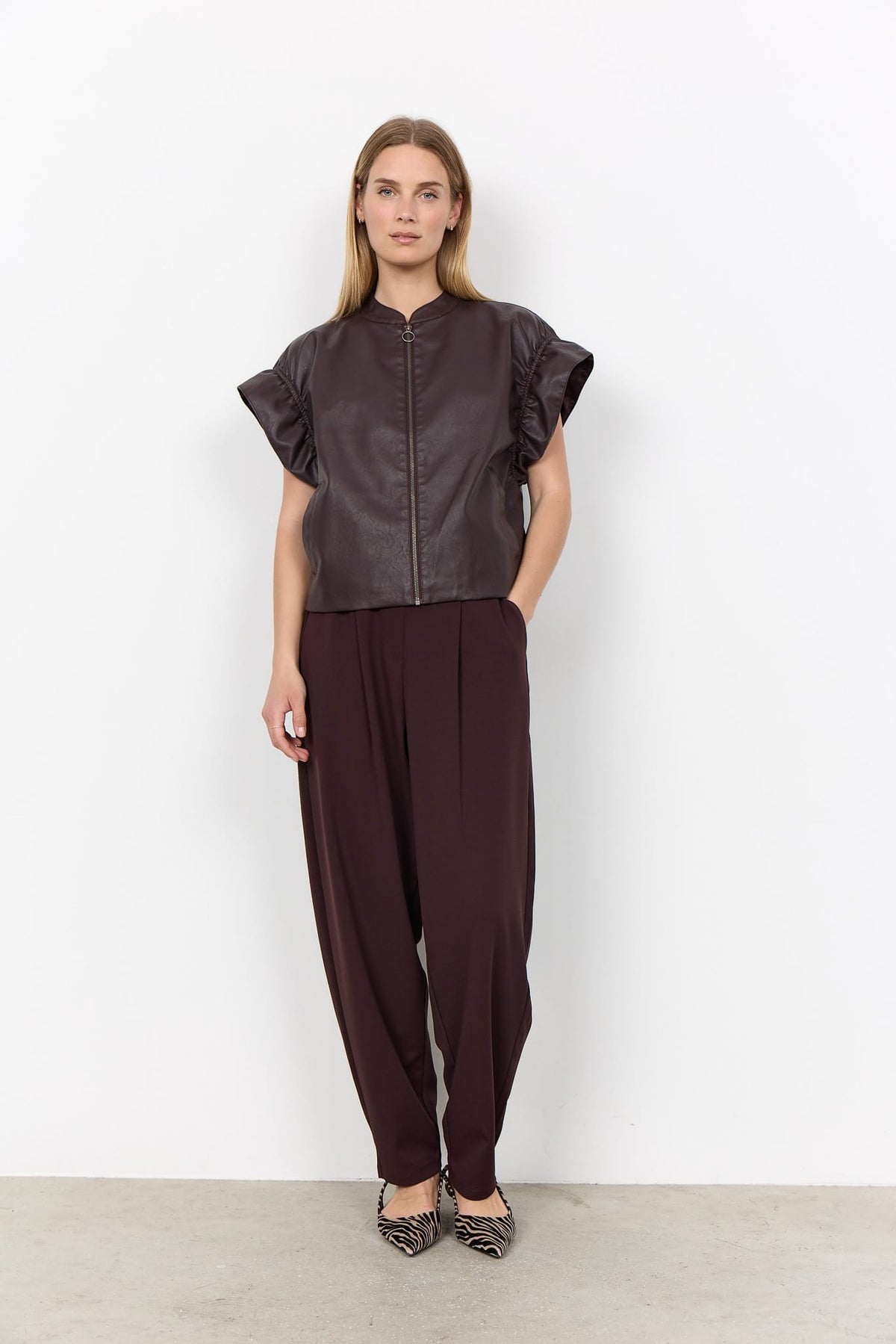 Soyaconcept Frill Sleeve Gilet