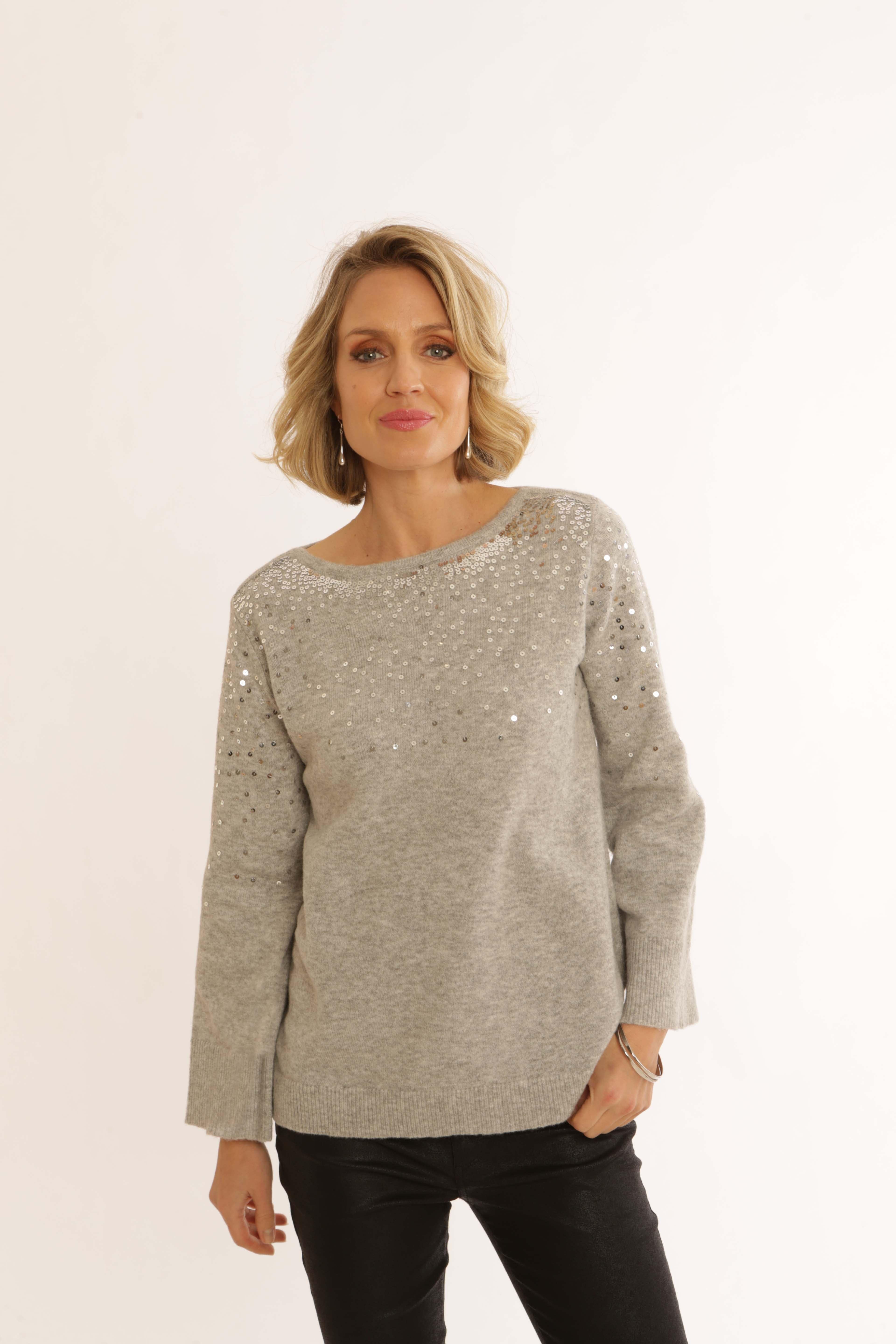 Pomodoro Sequin Jumper Choice Boutique