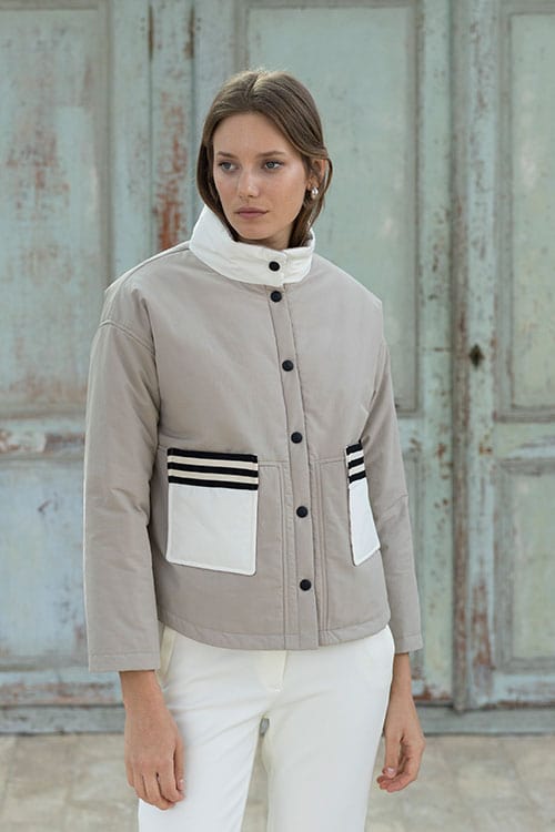 Hongo Contrast Pocket Jacket
