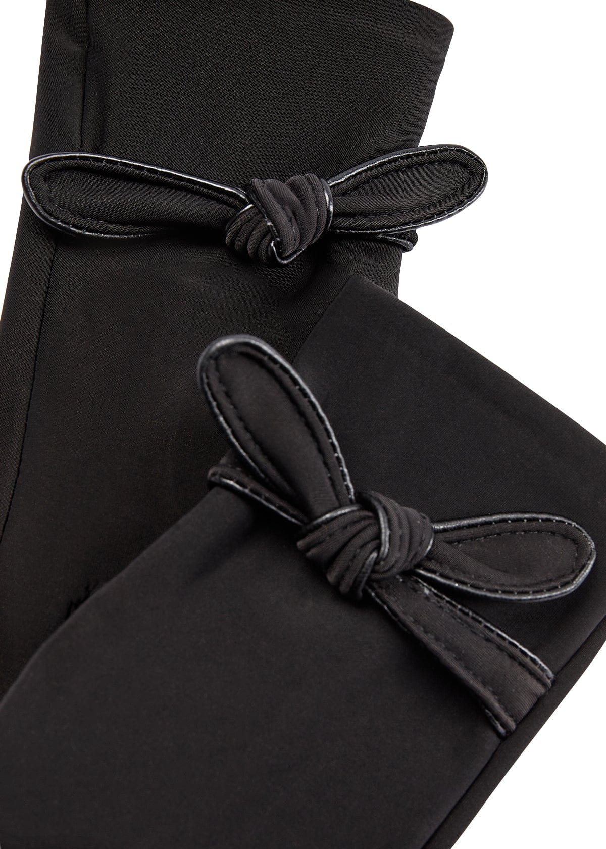 Soyaconcept Leather Trim Bow Glove