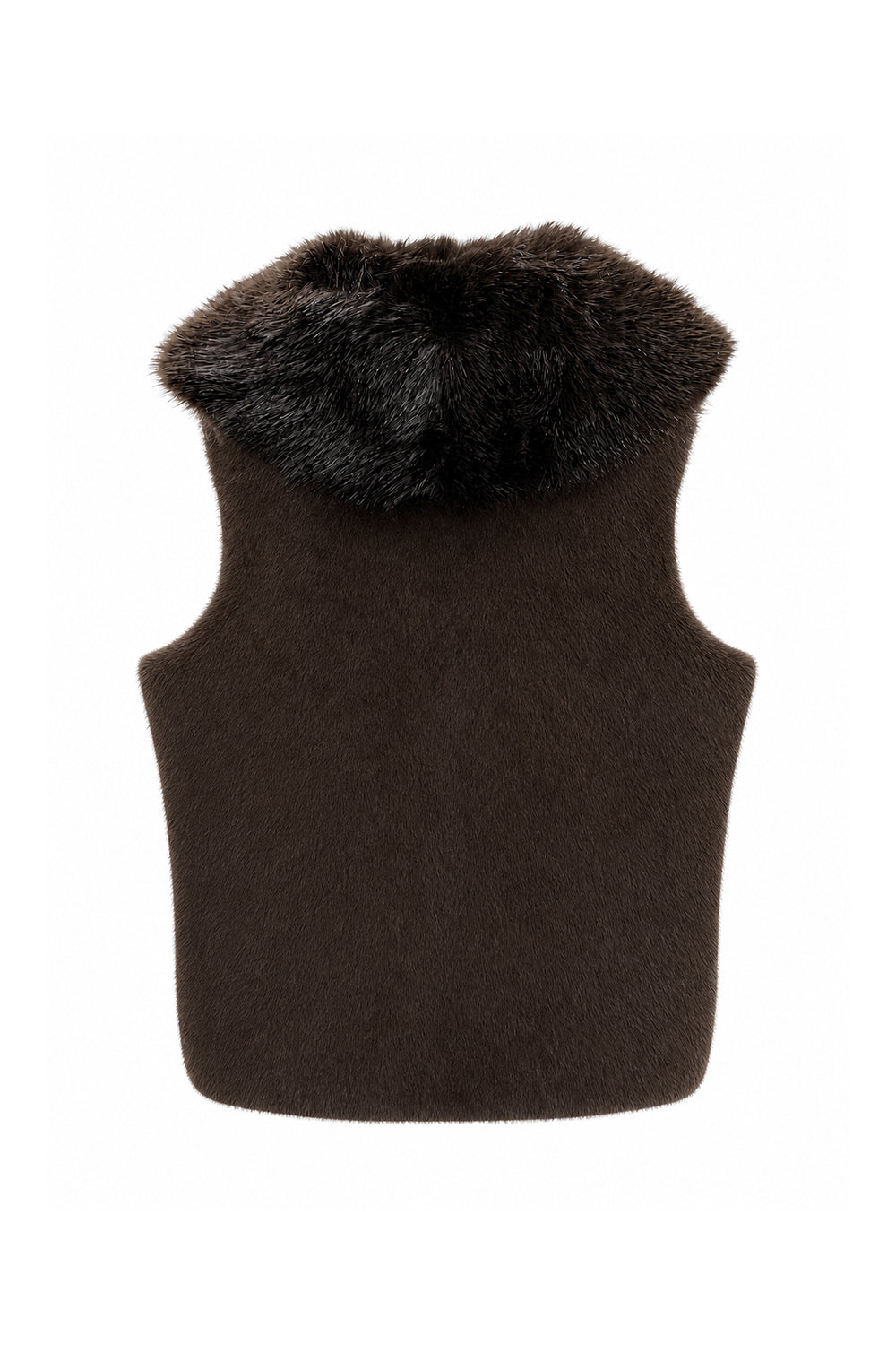 Kartner Faux Fur Knit Gilet