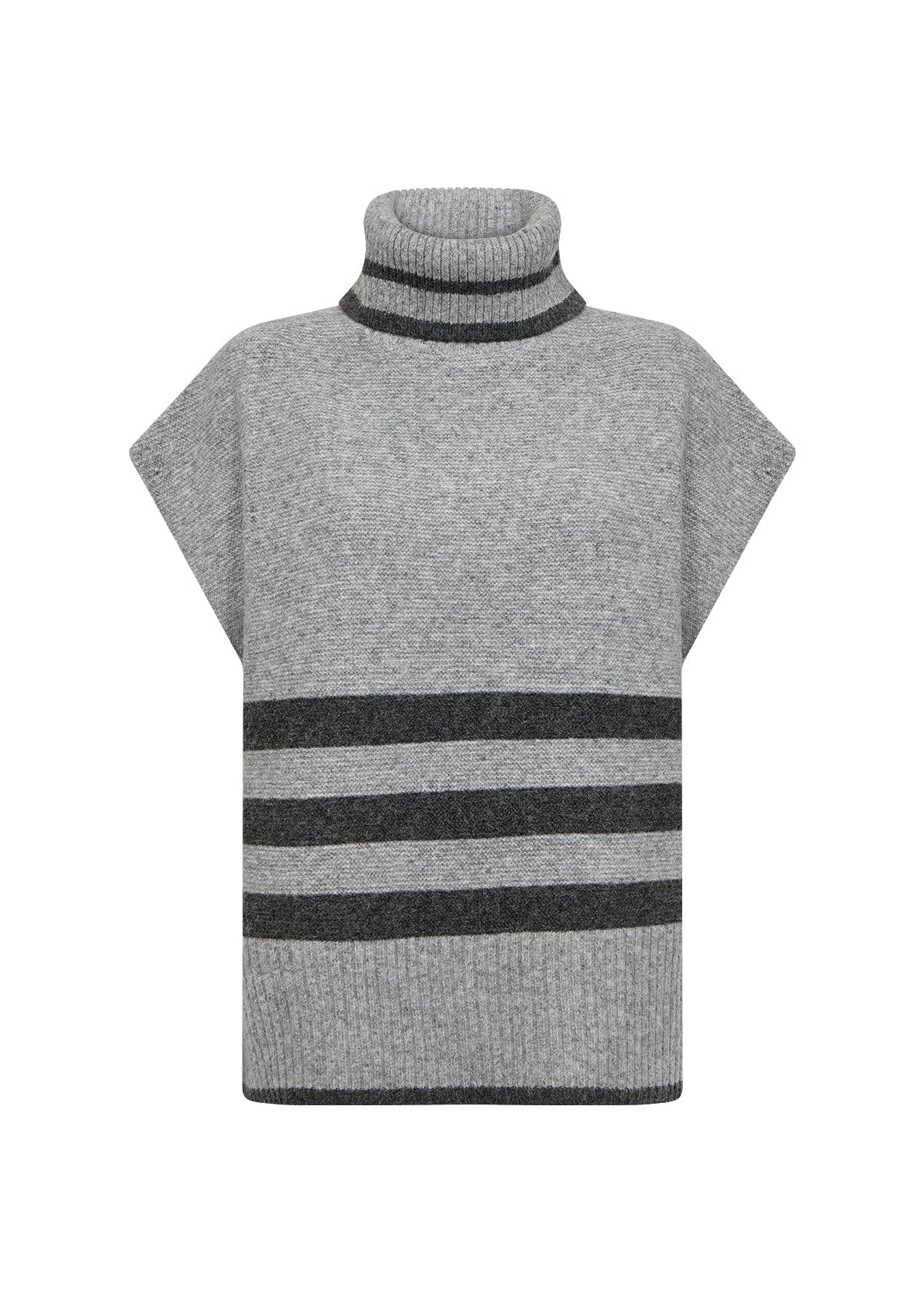 Soyaconcept Turtle Knit Poncho Top