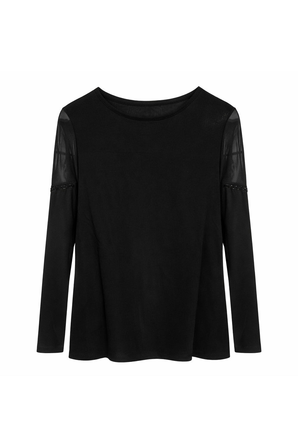 Kartner Mesh Beaded Top