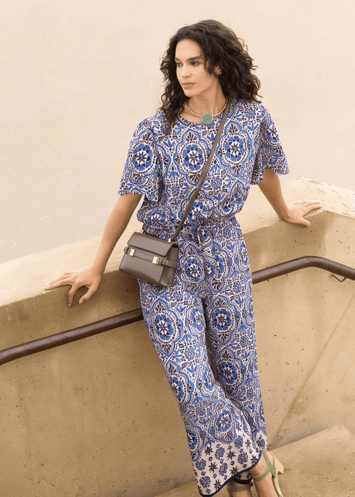 Julie Guerlande Print Trouser