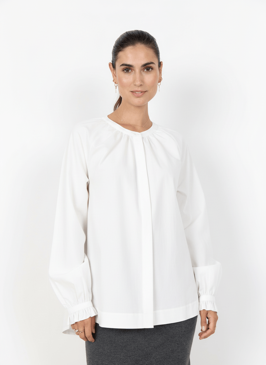 Soyaconcept Shirt with Pleated Sleeve