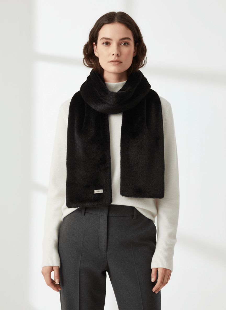 Soyaconcept Faux Fur Scarf