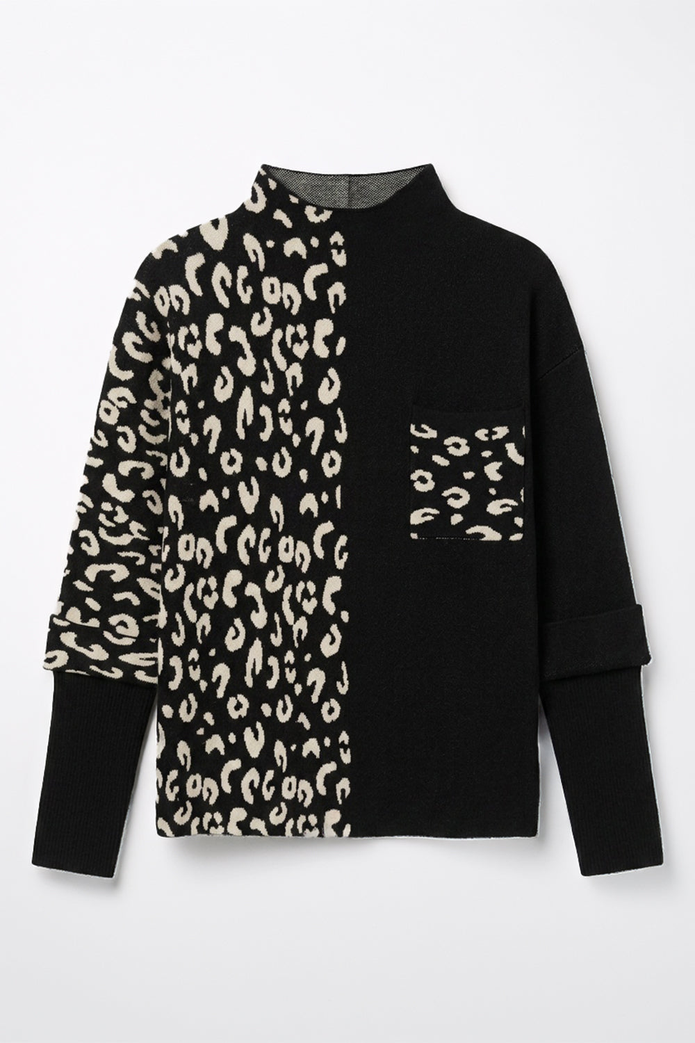 Kartner Leopard Print Knit
