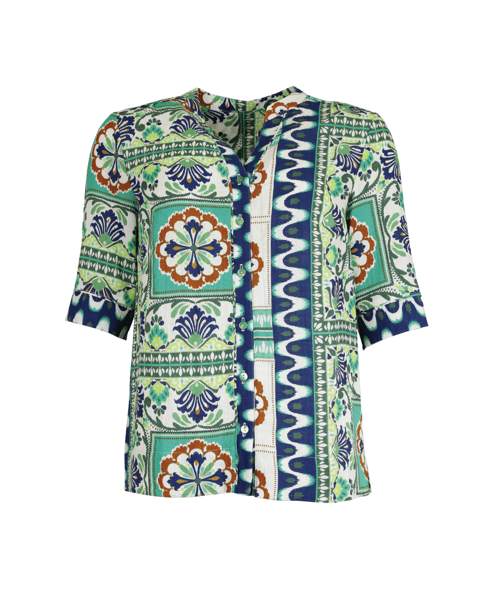Julie Guerlande Print Blouse