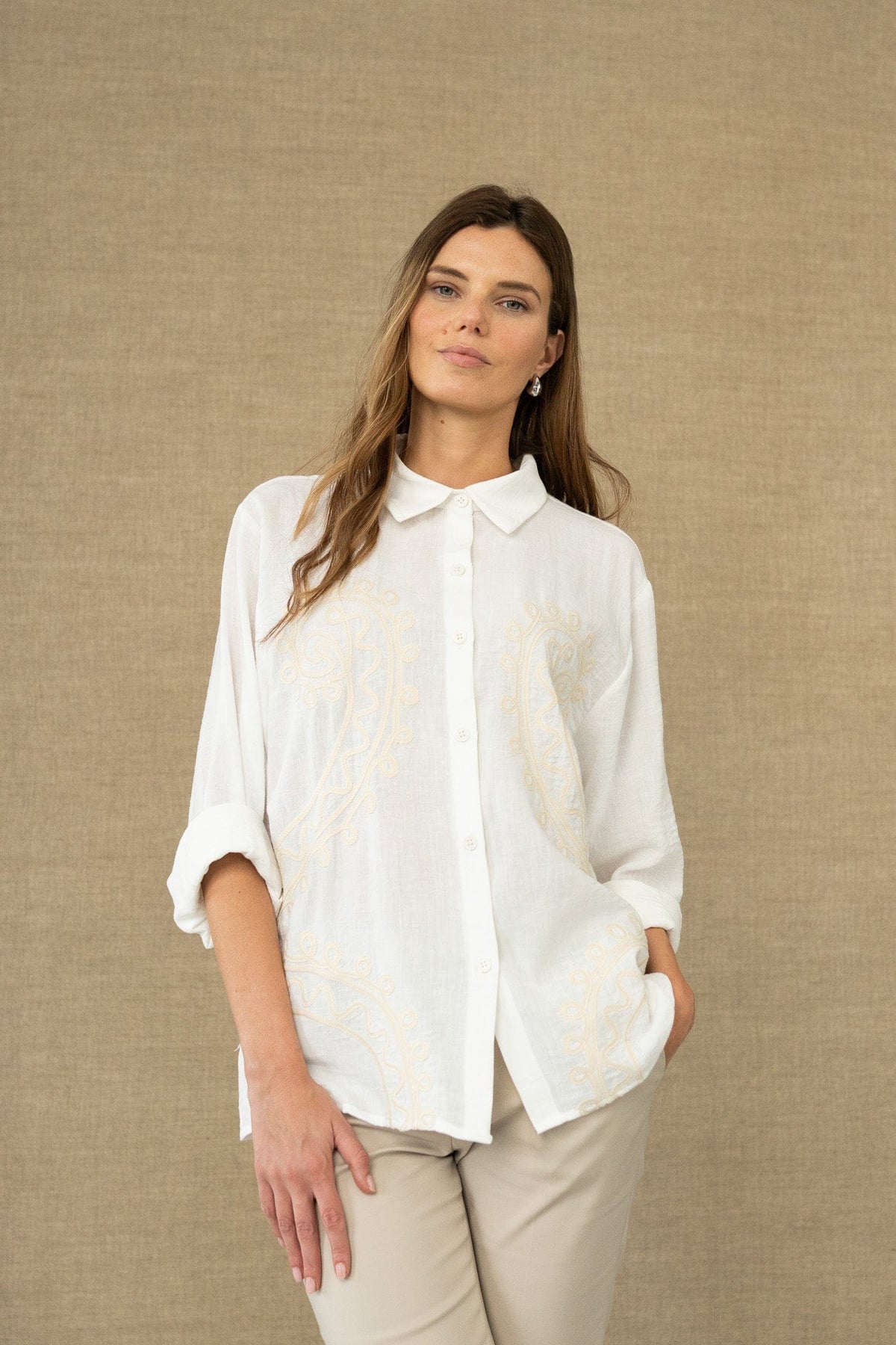 HONGO Applique Shirt