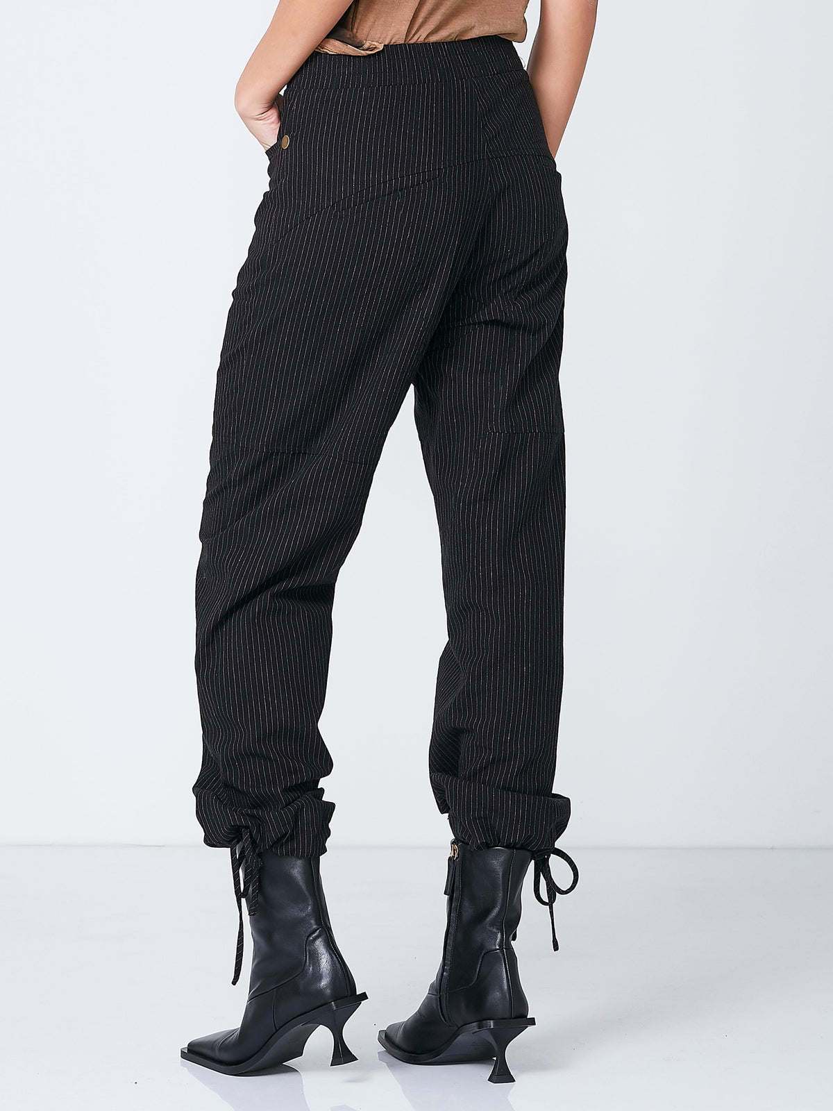 NÜ Stripe Zip Pocket Trouser