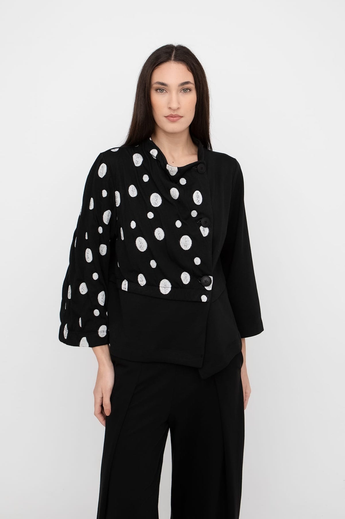 OZAI N KU Polka Dot Jacket
