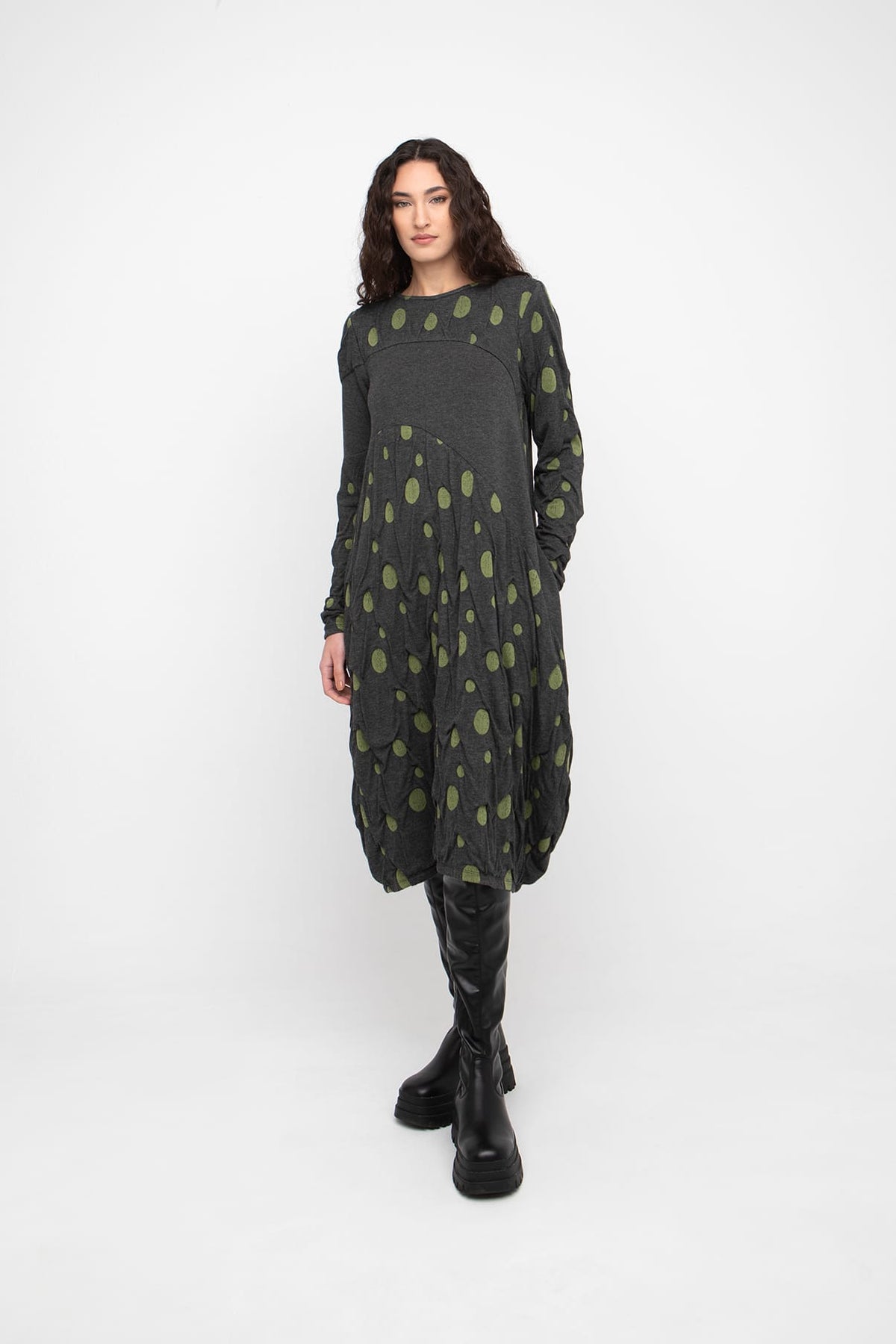 OZAI N KU Polka Dot Dress