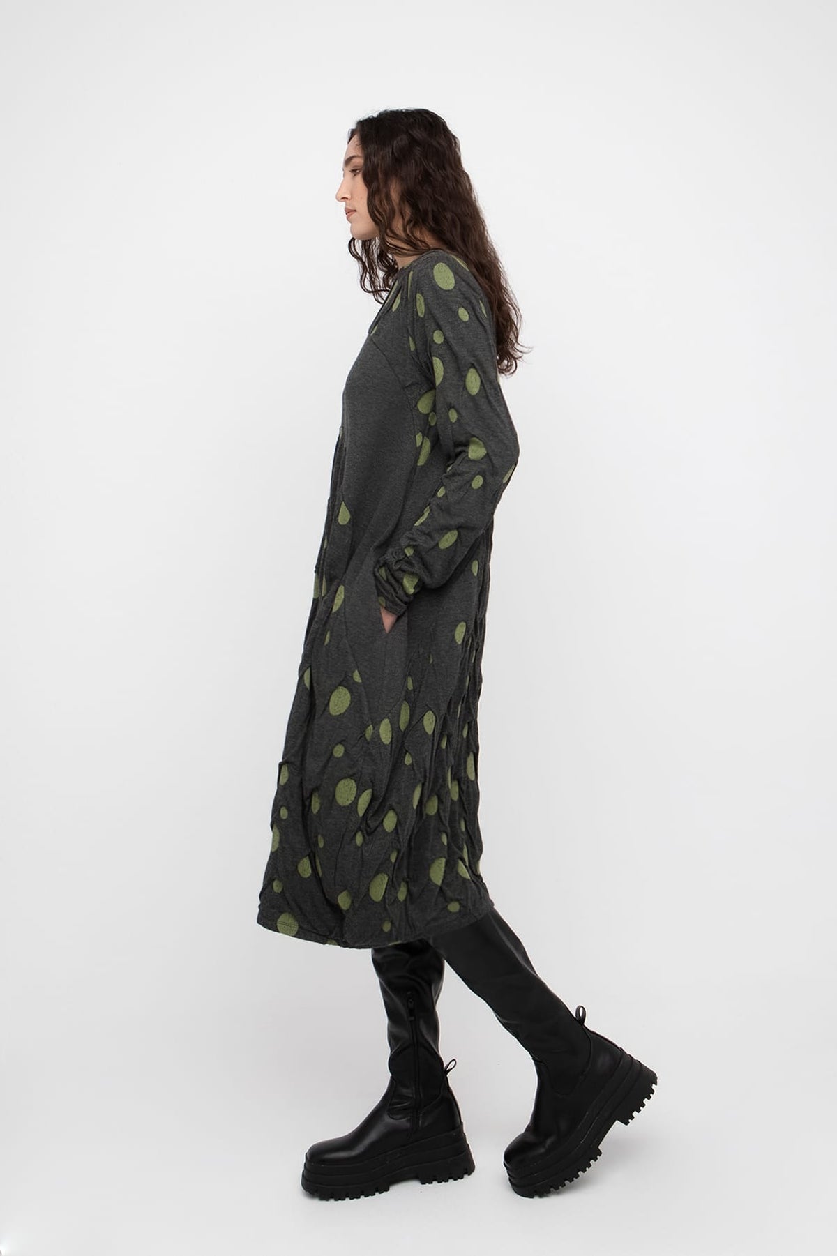 OZAI N KU Polka Dot Dress