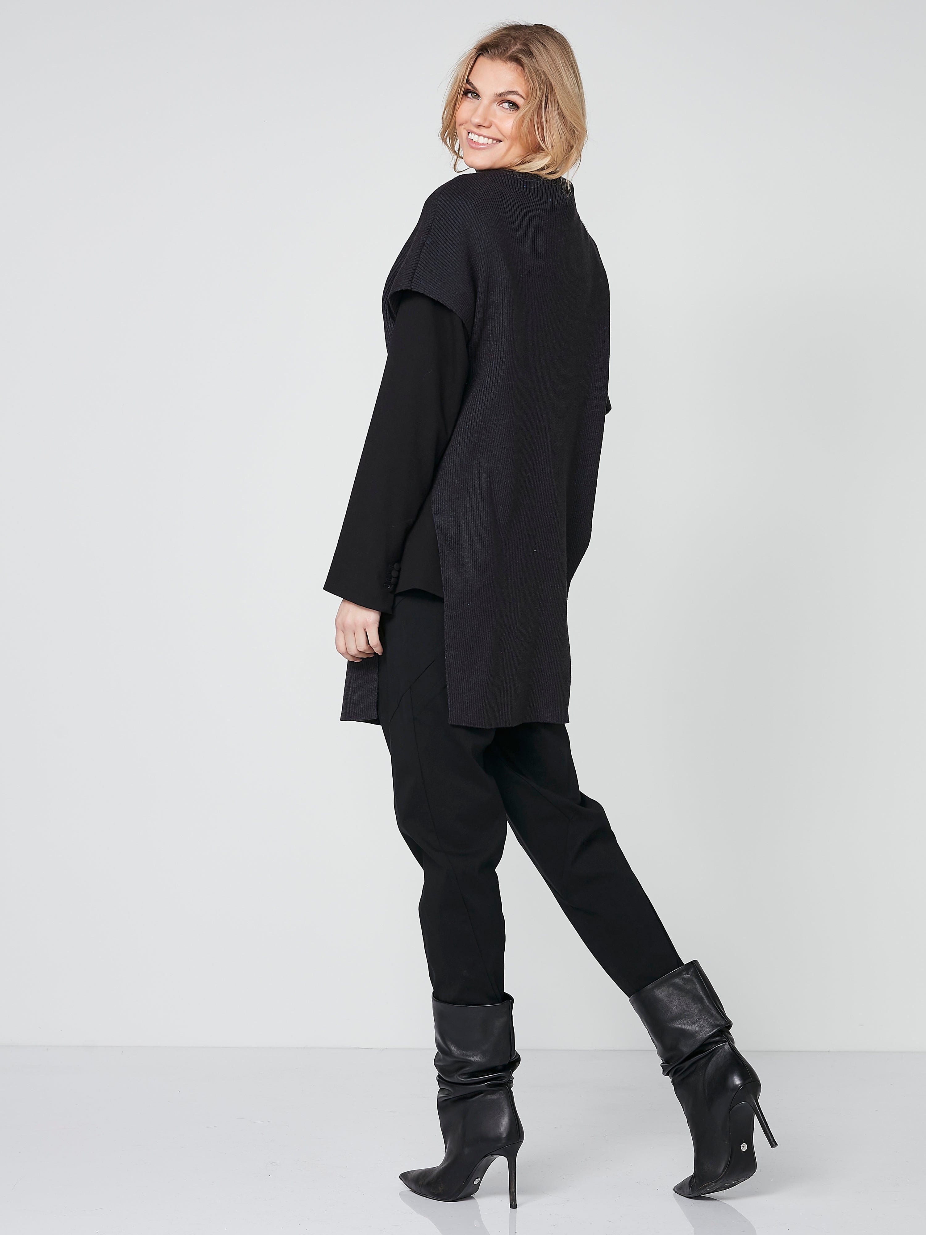 NU Zip Front Poncho Knit – Choice Boutique