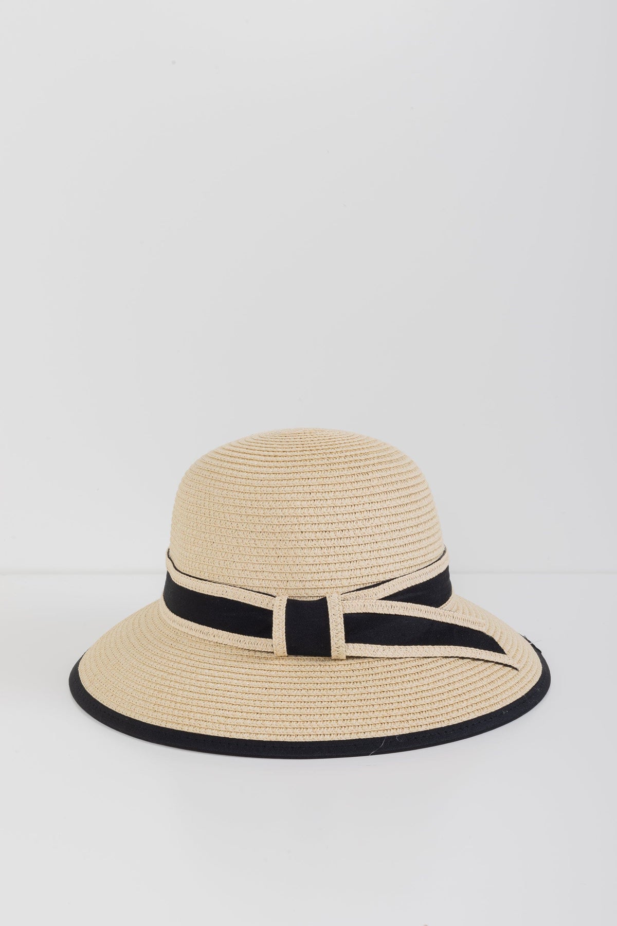 Straw Cloche Sun Hat
