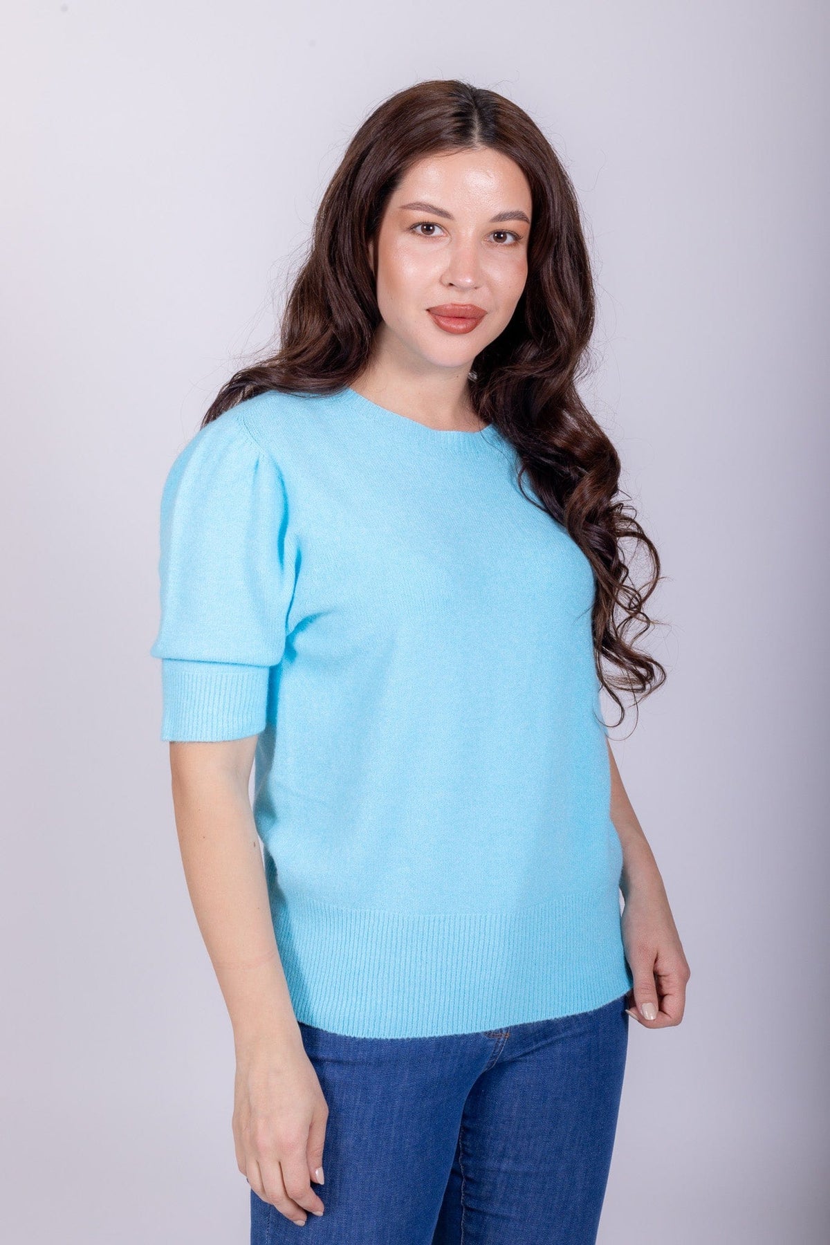 ART Puff Sleeve Knit Top