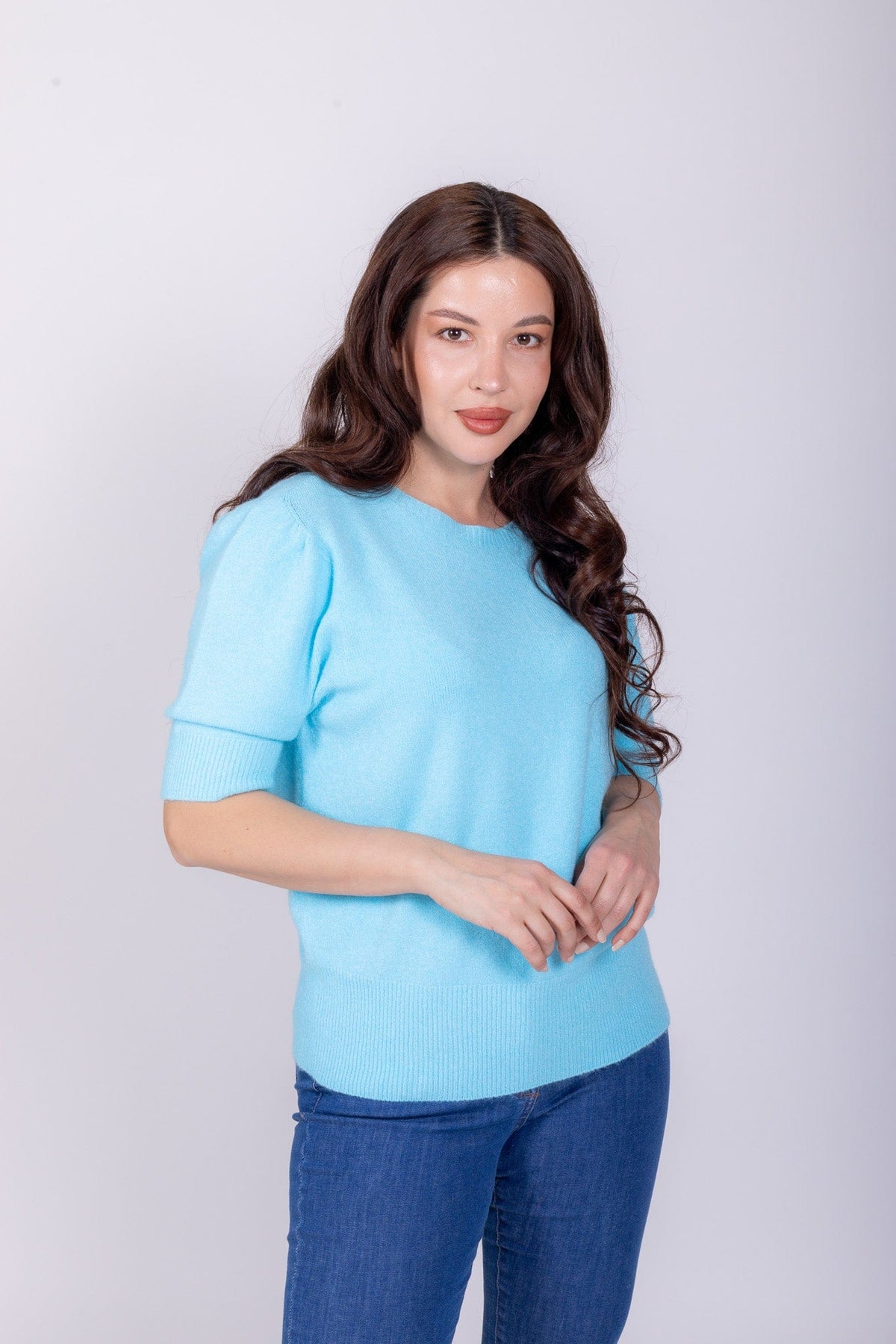 ART Puff Sleeve Knit Top