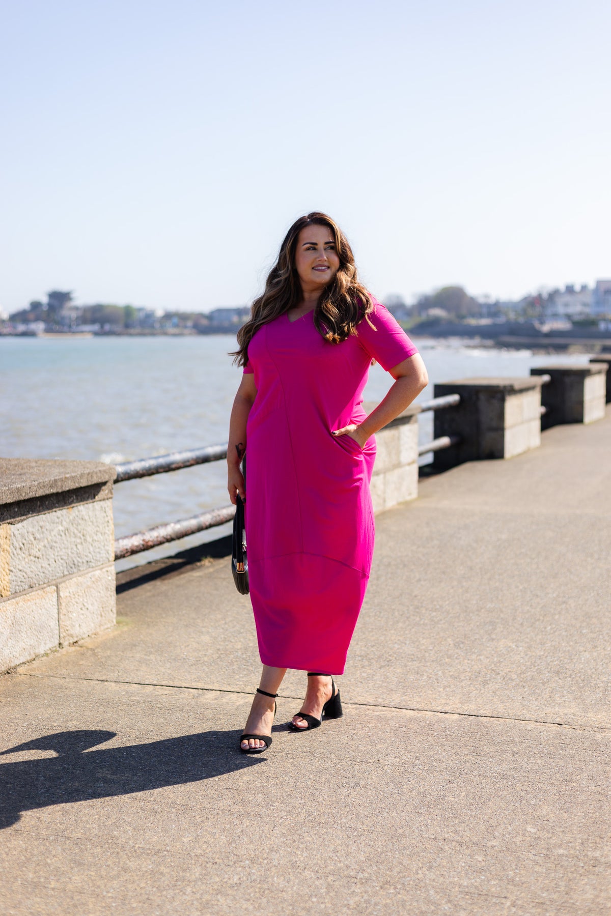PERUZZI Two Fabric Dress