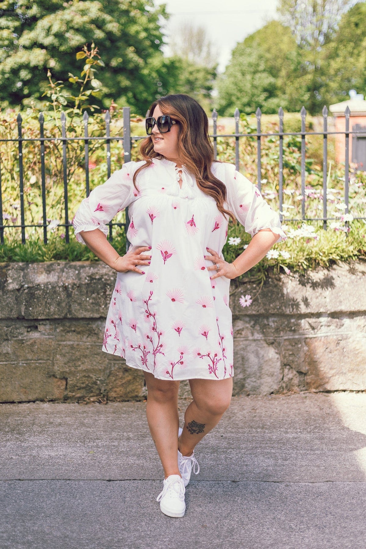 Smashed Lemon Print Dress
