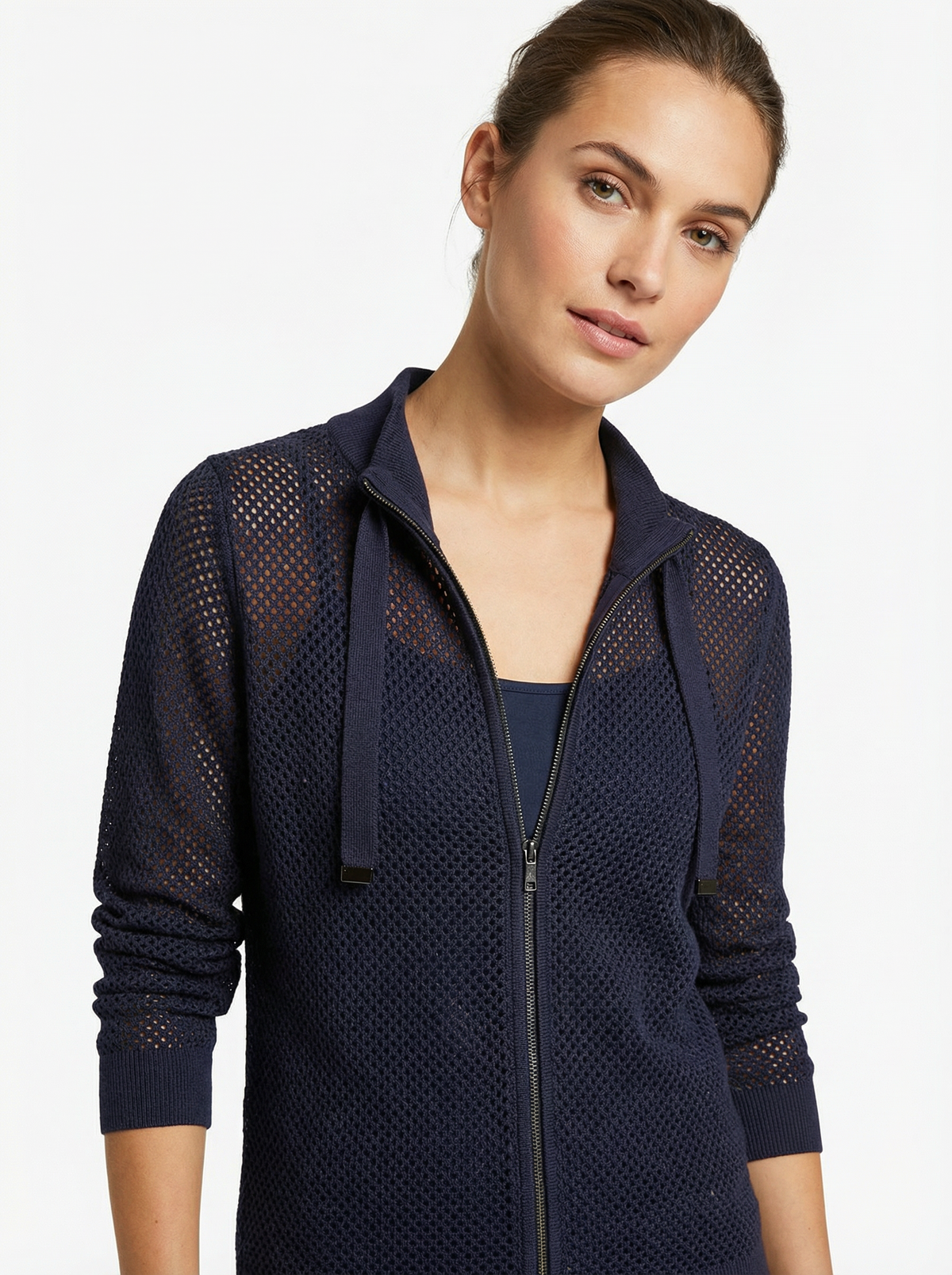 Barbara Lebek Zip Mesh Jacket