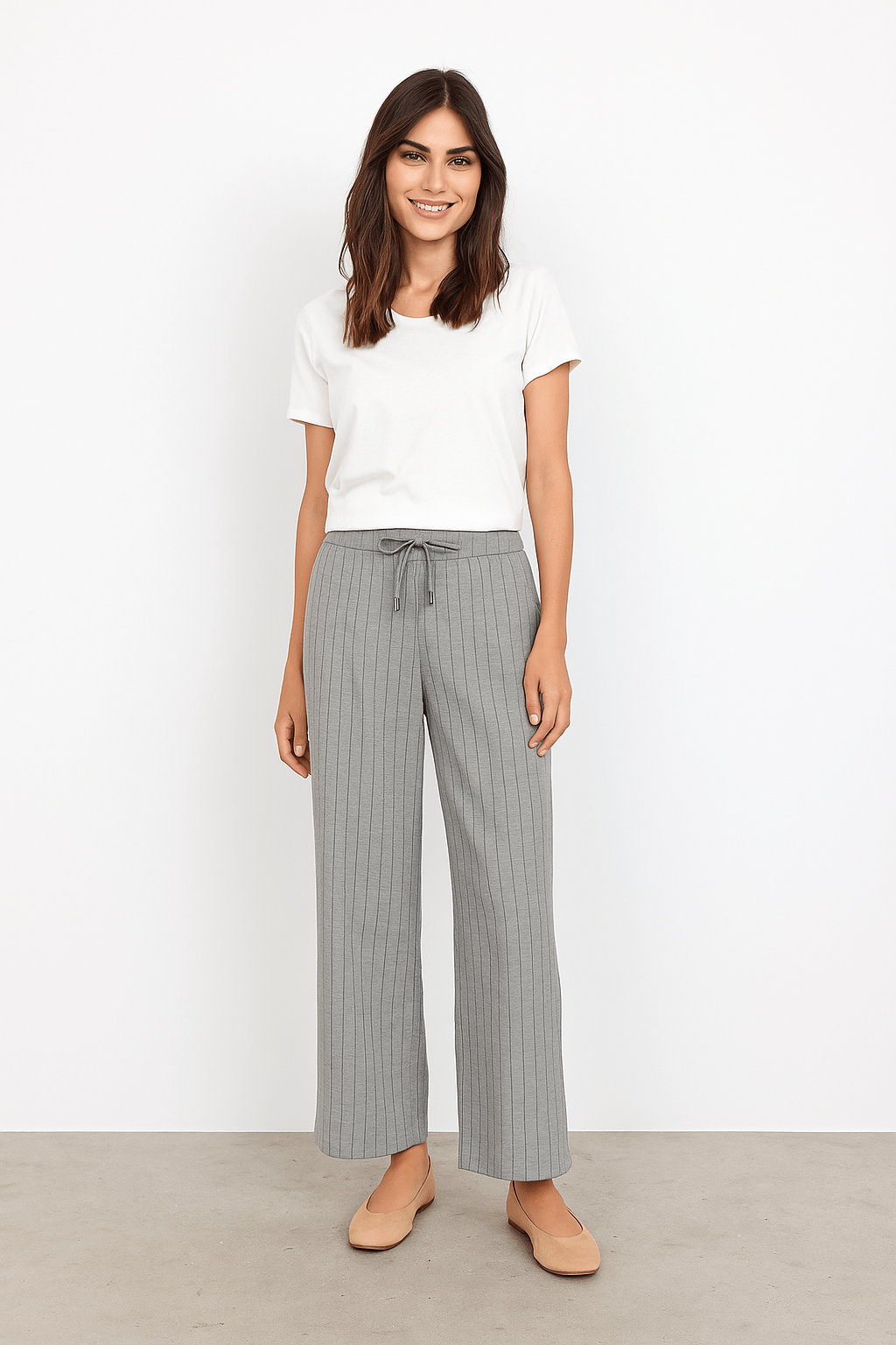 Soyaconcept Stripe Relaxed Trouser