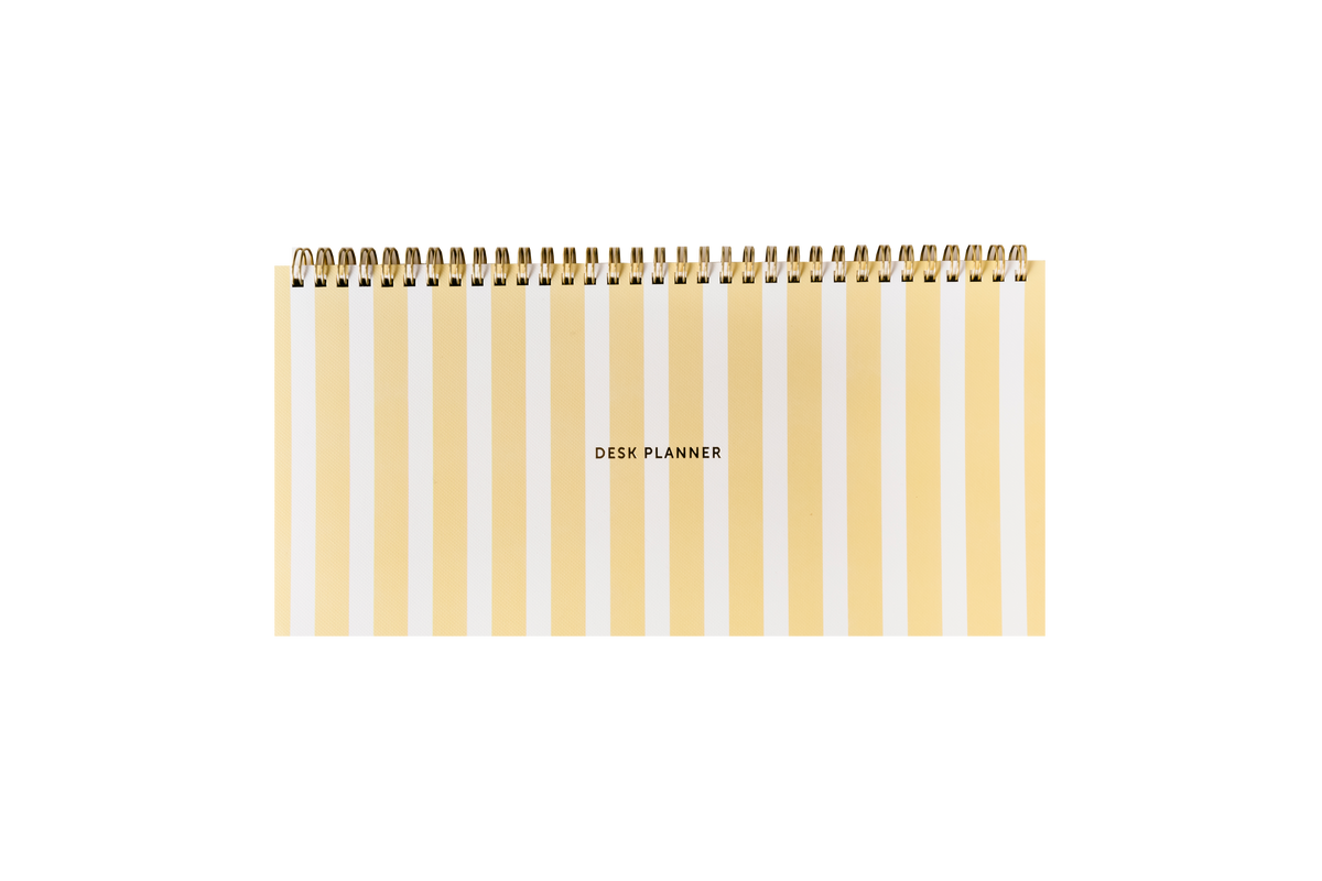 Stripe Deskplanner Notebook