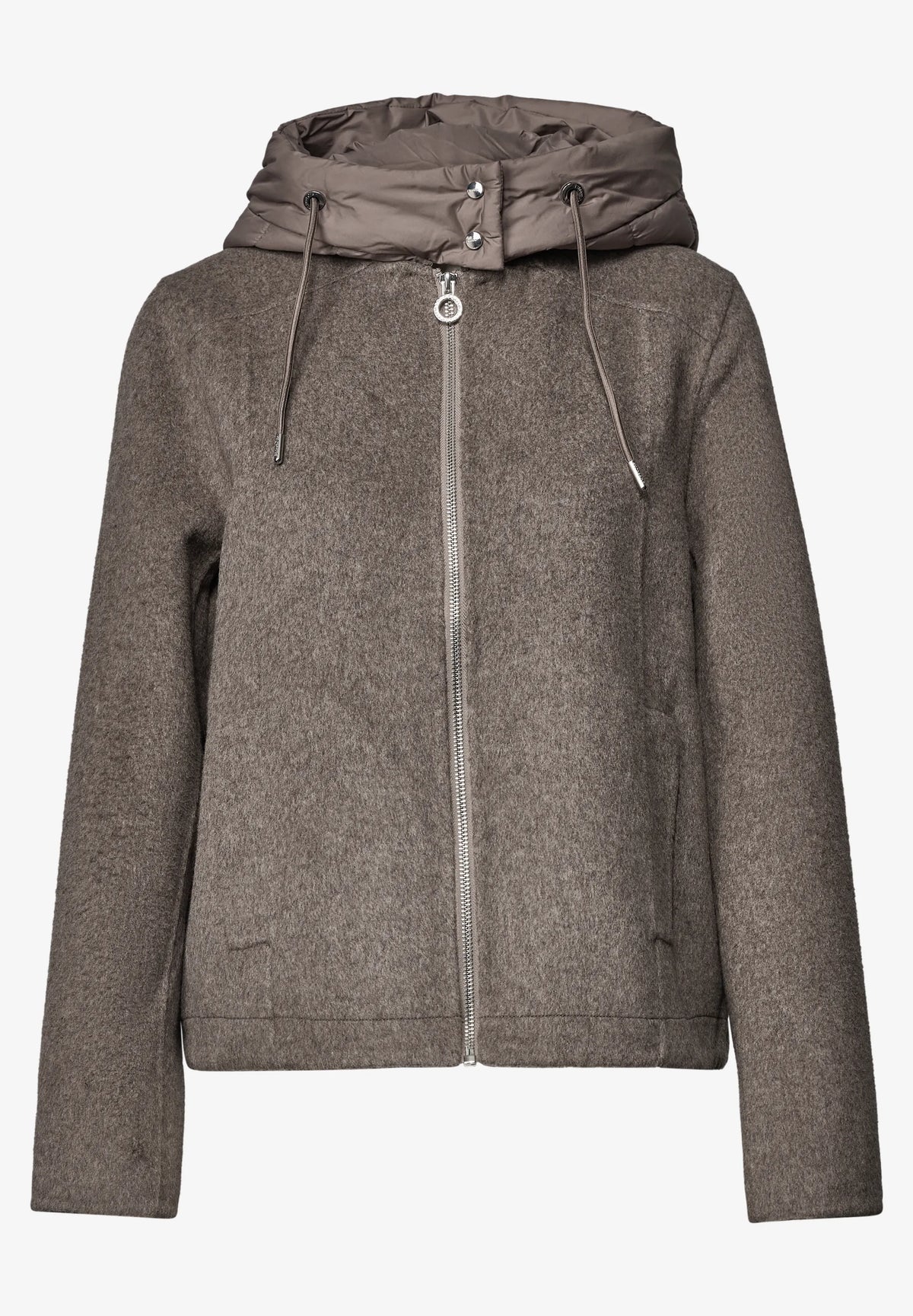 Street One Mixed Fabric Coat