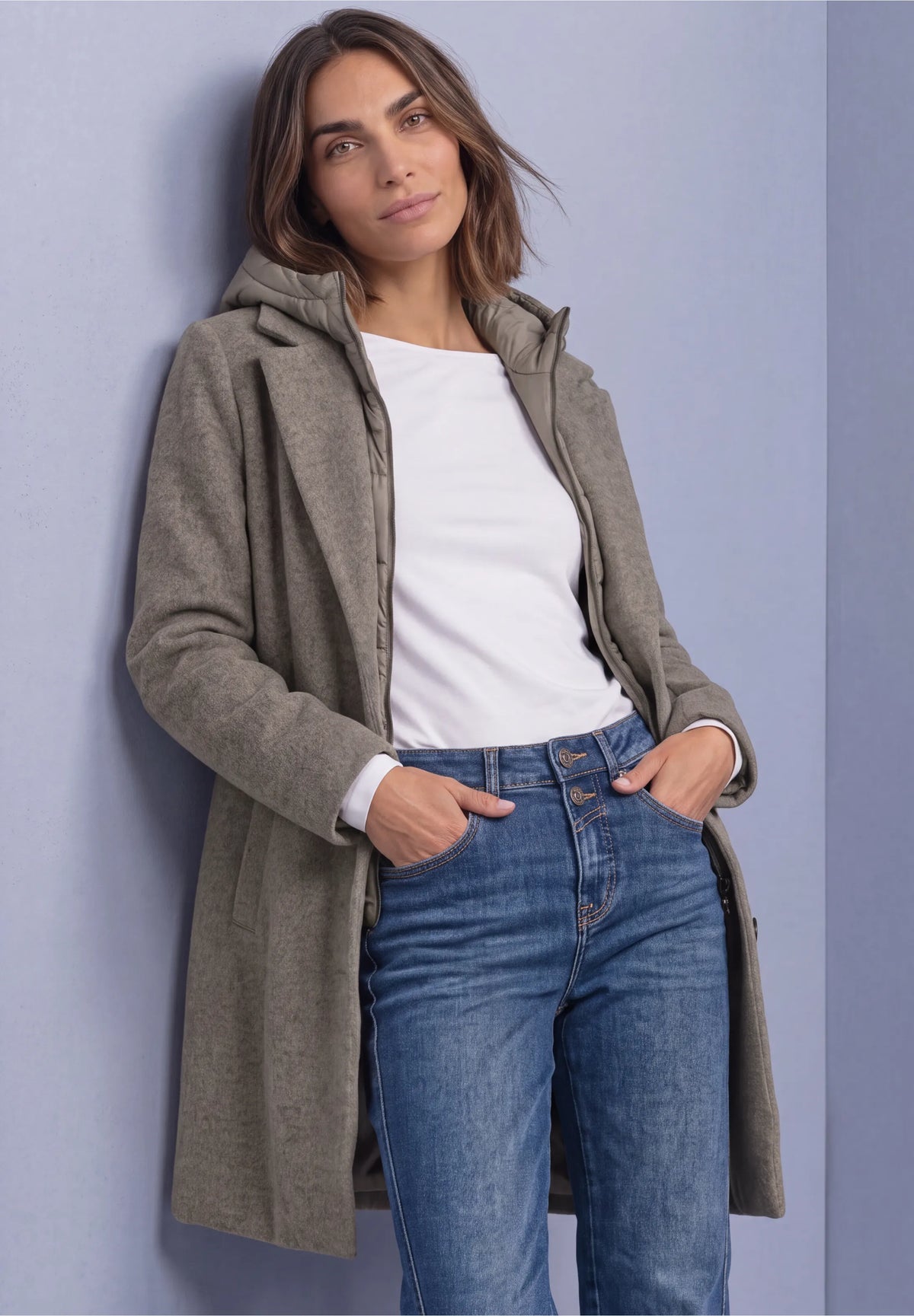 Street One Removable Insert Coat