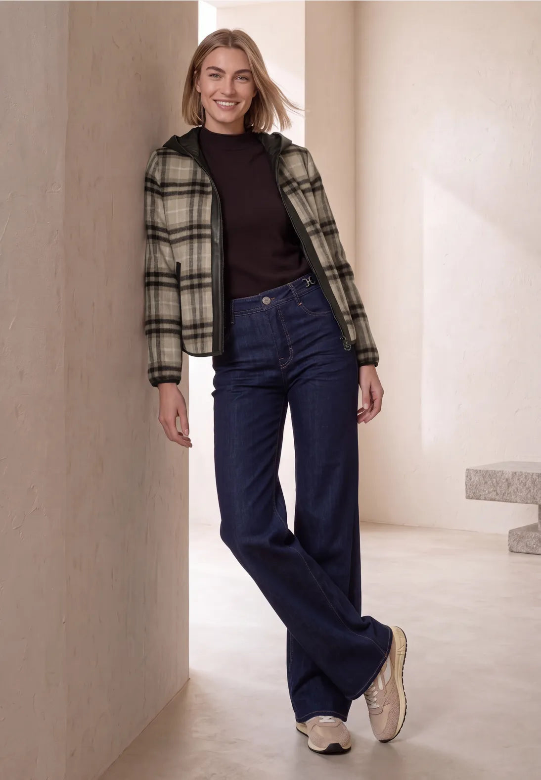 Street One Check Mix Jacket