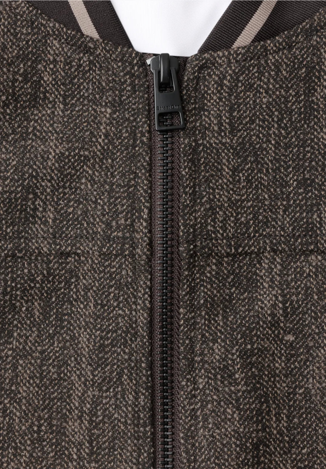 Street One Herringbone Zip Jacket