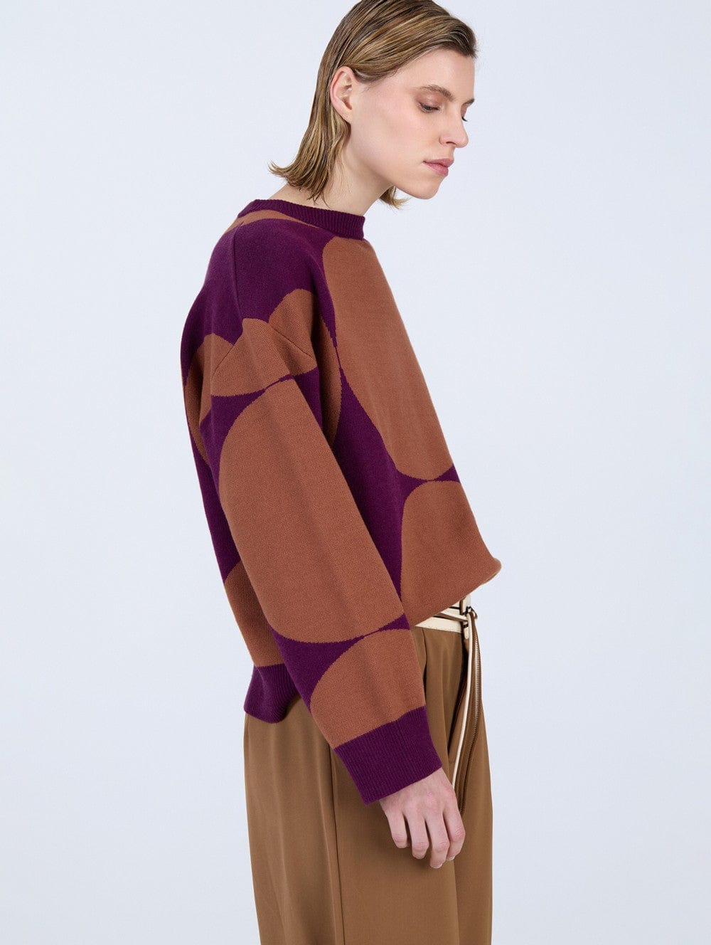 Skatie Circle Print Knit