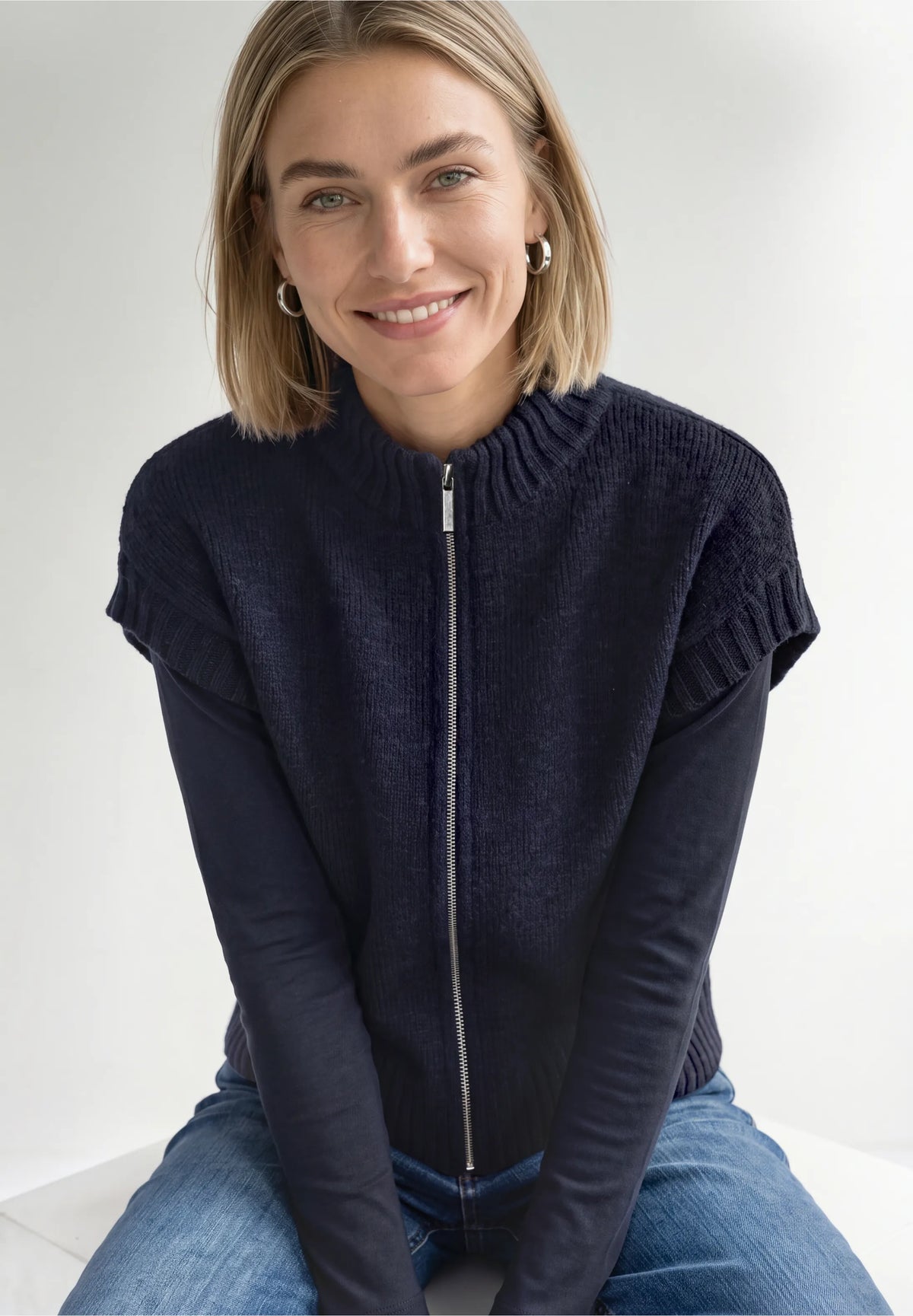 Street One Zip Cardigan