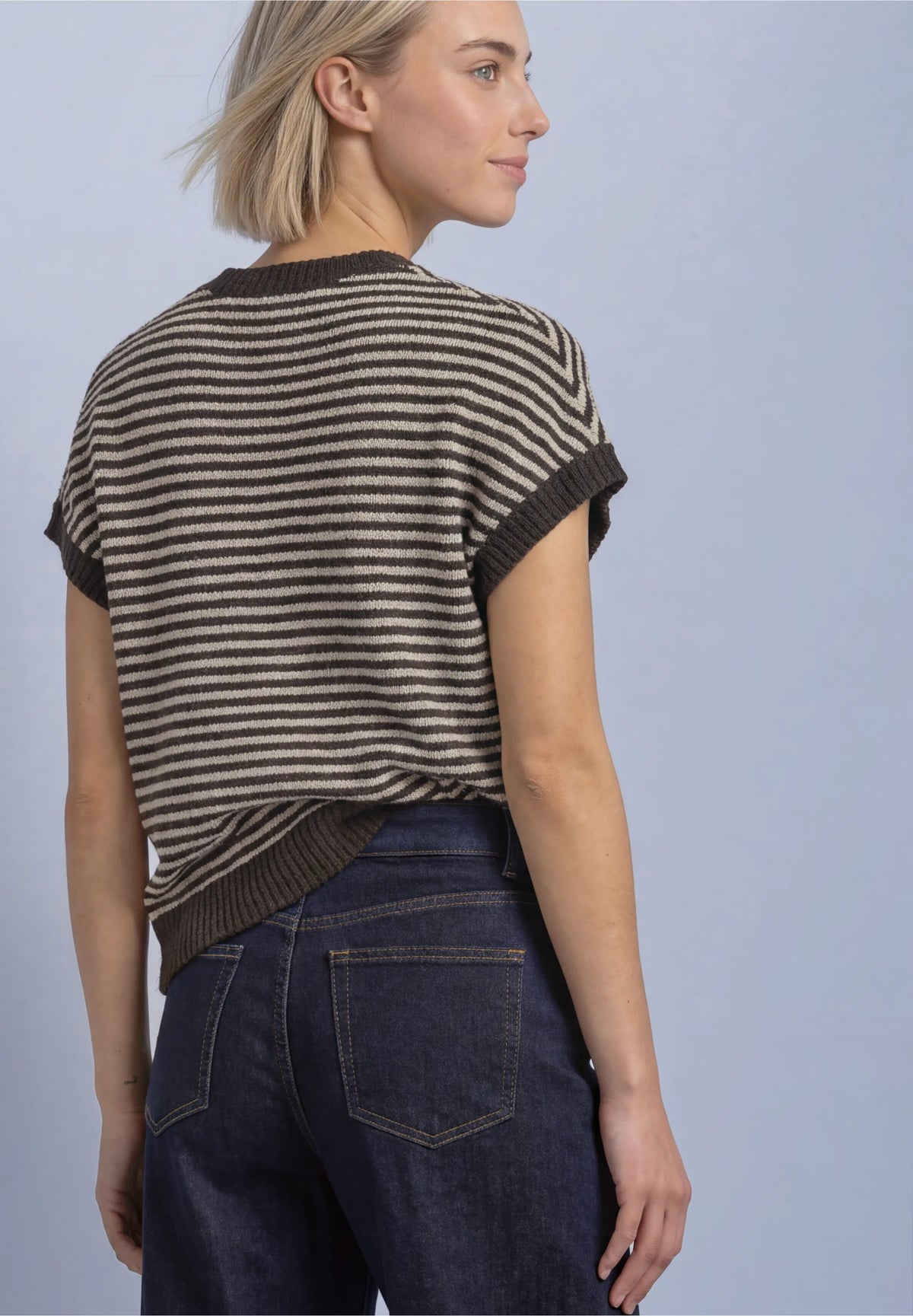 Street One Stripe Knit Top