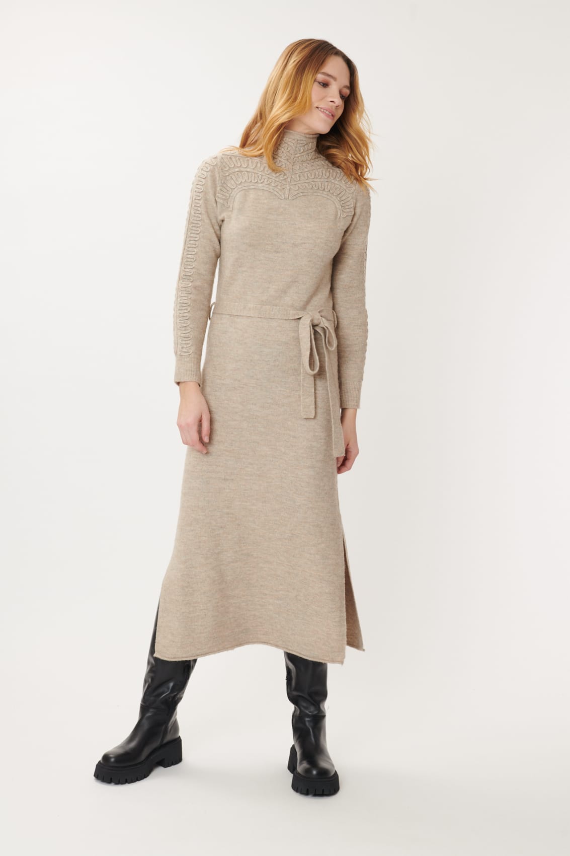 Derhy Applique Knit Dress