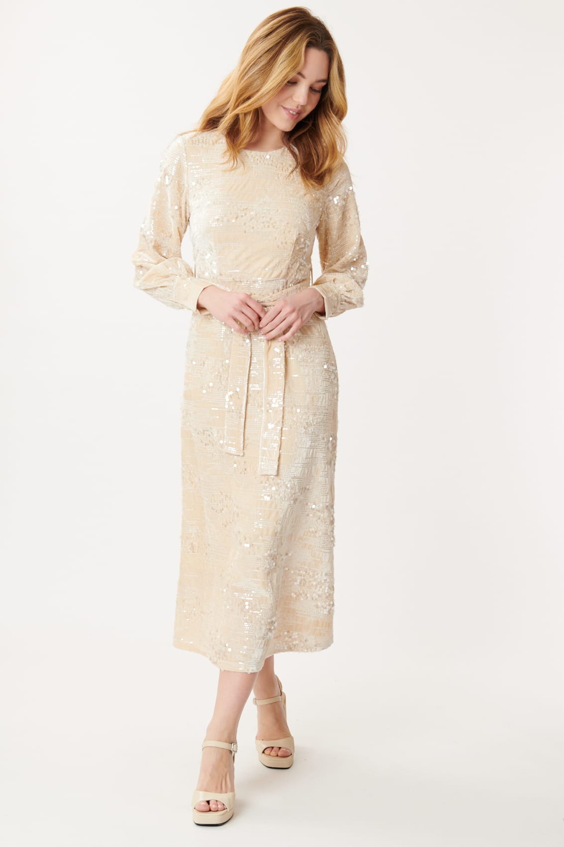 Ivory hotsell velvet dress