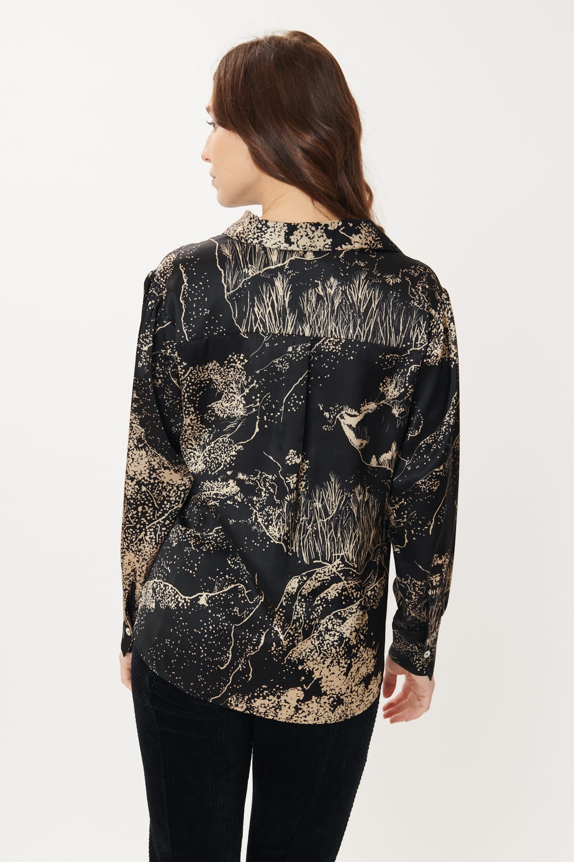 Derhy Midnight Print Blouse