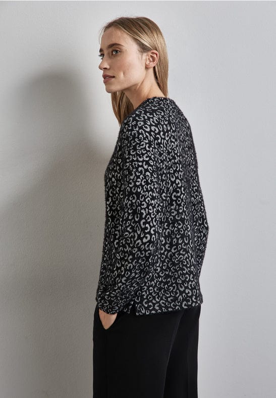 Street One Leopard Print Sweater