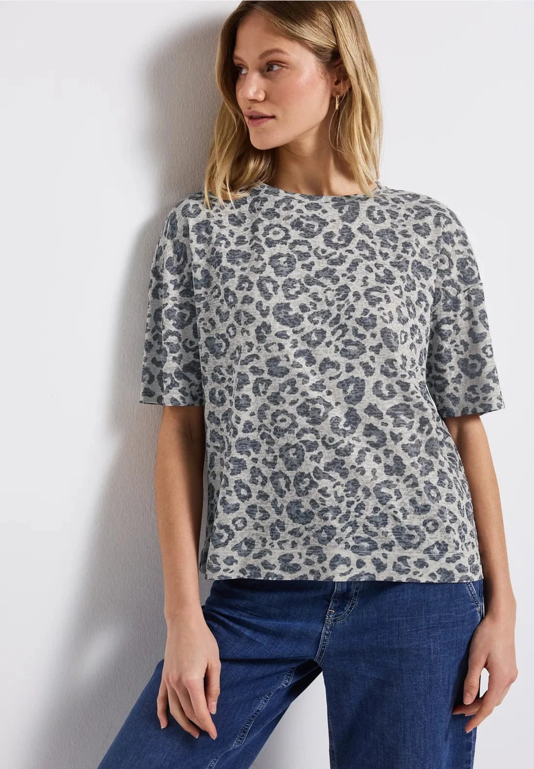 Street One Animal Print Top