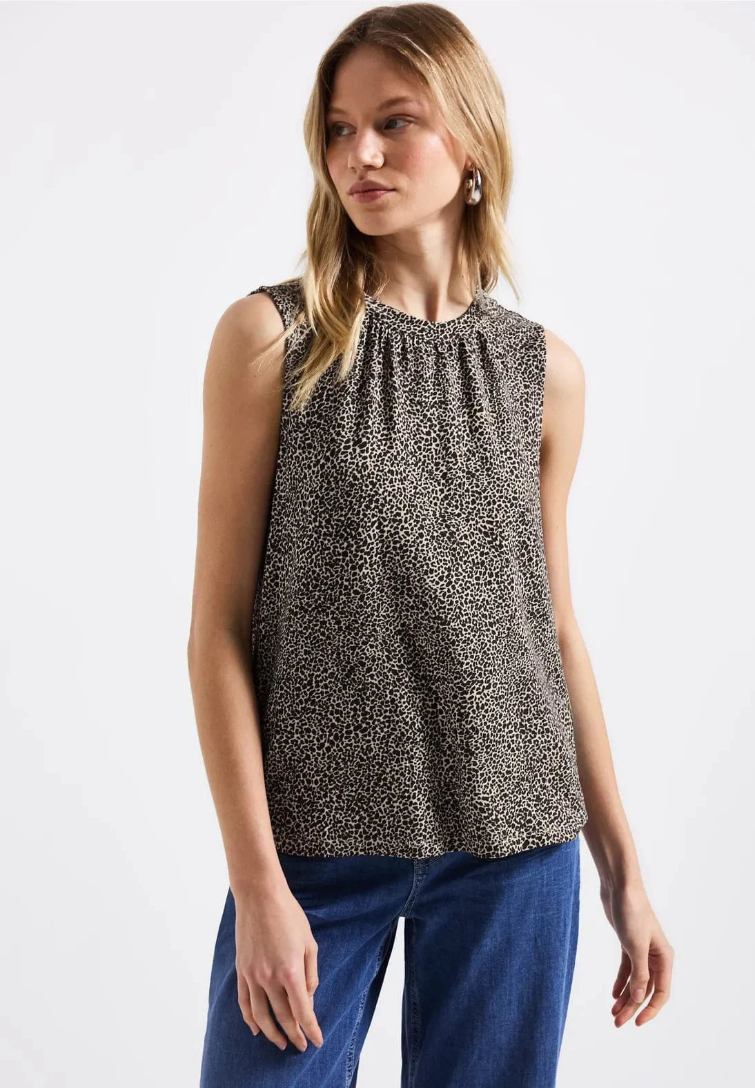 Street One Printed Jersey Top