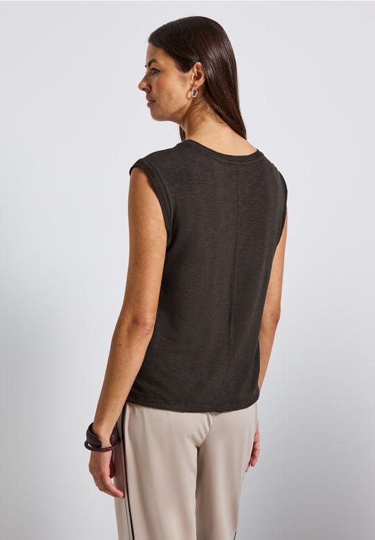 Street One Sleevless Tshirt with Drawstring